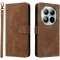 Phonesta Vintage Skin Book Wallet Case hoesje voor Xiaomi Redmi Note 15 Pro 5G - Bruin
