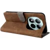 Phonesta Vintage Skin Book Wallet Case hoesje voor Xiaomi Redmi Note 15 Pro 5G - Bruin 4