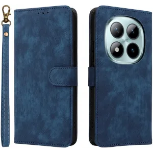 Phonesta Vintage Skin Book Wallet Case hoesje voor Xiaomi Redmi Note 15 Pro Plus / Xiaomi Poco M8 Pro - Blauw
