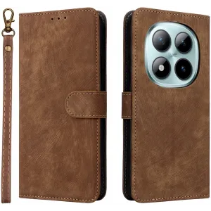 Phonesta Vintage Skin Book Wallet Case hoesje voor Xiaomi Redmi Note 15 Pro Plus / Xiaomi Poco M8 Pro - Bruin