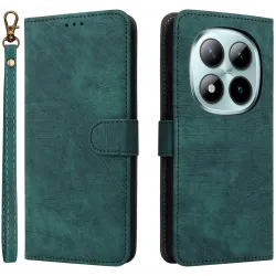 Phonesta Vintage Skin Book Wallet Case hoesje voor Xiaomi Redmi Note 15 Pro Plus / Xiaomi Poco M8 Pro - Groen