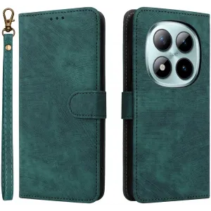 Phonesta Vintage Skin Book Wallet Case hoesje voor Xiaomi Redmi Note 15 Pro Plus / Xiaomi Poco M8 Pro - Groen