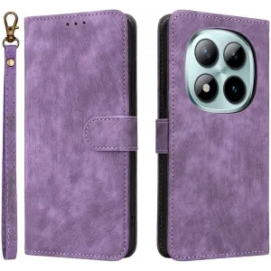 Phonesta Vintage Skin Book Wallet Case hoesje voor Xiaomi Redmi Note 15 Pro Plus / Xiaomi Poco M8 Pro - Paars