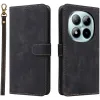 Phonesta Vintage Skin Book Wallet Case hoesje voor Xiaomi Redmi Note 15 Pro Plus / Xiaomi Poco M8 Pro - Zwart 0