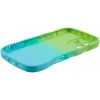 Phonesta Wavy Gradient Silicone Back Cover hoesje voor Apple iPhone 16 - Groen/Blauw 4