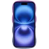 Phonesta Wavy Gradient Silicone Back Cover hoesje voor Apple iPhone 16 - Paars 3