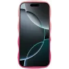 Phonesta Wavy Gradient Silicone Back Cover hoesje voor Apple iPhone 16 Pro - Roze 3