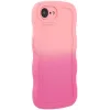 Phonesta Wavy Gradient Silicone Back Cover hoesje voor Apple iPhone 17e/16e - Roze 2