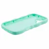 Phonesta Wavy Silicone Back Cover hoesje voor Apple iPhone 16 Plus - Mintgroen 4