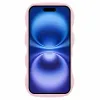 Phonesta Wavy Silicone Back Cover hoesje voor Apple iPhone 16 Plus - Roze 3