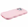 Phonesta Wavy Silicone Back Cover hoesje voor Apple iPhone 16 Pro - Roze 5