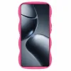 Phonesta Wavy Silicone Back Cover hoesje voor Xiaomi 14T - Hot Pink 2