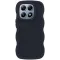 Phonesta Wavy Silicone Back Cover hoesje voor Xiaomi 14T - Zwart