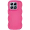 Phonesta Wavy Silicone Back Cover hoesje voor Xiaomi 14T Pro - Hot Pink