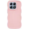 Phonesta Wavy Silicone Back Cover hoesje voor Xiaomi 14T Pro - Roze