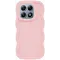 Phonesta Wavy Silicone Back Cover hoesje voor Xiaomi 14T Pro - Roze