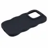 Phonesta Wavy Silicone Back Cover hoesje voor Xiaomi 14T Pro - Zwart 5
