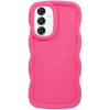 Phonesta Wavy Silicone Back Cover hoesje voor Samsung Galaxy A16 - Hot Pink