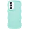 Phonesta Wavy Silicone Back Cover hoesje voor Samsung Galaxy A16 - Mintgroen