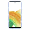 Phonesta Wavy Silicone Back Cover hoesje voor Samsung Galaxy A16 - Paars 2