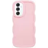 Phonesta Wavy Silicone Back Cover hoesje voor Samsung Galaxy A16 - Roze