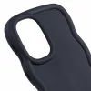 Phonesta Wavy Silicone Back Cover hoesje voor Samsung Galaxy A16 - Zwart 6