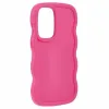 Phonesta Wavy Silicone Back Cover hoesje voor Samsung Galaxy A36/A56 - Hot Pink 3