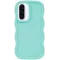 Phonesta Wavy Silicone Back Cover hoesje voor Samsung Galaxy A36/A56 - Mintgroen