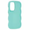 Phonesta Wavy Silicone Back Cover hoesje voor Samsung Galaxy A36/A56 - Mintgroen 3