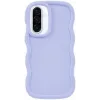 Phonesta Wavy Silicone Back Cover hoesje voor Samsung Galaxy A36/A56 - Paars