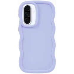 Phonesta Wavy Silicone Back Cover hoesje voor Samsung Galaxy A36/A56 - Paars