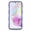 Phonesta Wavy Silicone Back Cover hoesje voor Samsung Galaxy A36/A56 - Paars 2