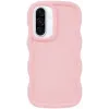 Phonesta Wavy Silicone Back Cover hoesje voor Samsung Galaxy A36/A56 - Roze