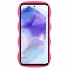 Phonesta Wavy Silicone Back Cover hoesje voor Samsung Galaxy S24 FE - Hot Pink 2