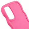 Phonesta Wavy Silicone Back Cover hoesje voor Samsung Galaxy S24 FE - Hot Pink 6