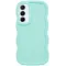 Phonesta Wavy Silicone Back Cover hoesje voor Samsung Galaxy S24 FE - Mintgroen