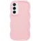Phonesta Wavy Silicone Back Cover hoesje voor Samsung Galaxy S24 FE - Roze