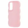 Phonesta Wavy Silicone Back Cover hoesje voor Samsung Galaxy S24 FE - Roze 3