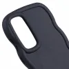 Phonesta Wavy Silicone Back Cover hoesje voor Samsung Galaxy S25 Plus/S24 Plus - Zwart 6