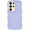 Phonesta Wavy Silicone Back Cover hoesje voor Samsung Galaxy S25 Ultra - Paars