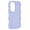 Phonesta Wavy Silicone Back Cover hoesje voor Samsung Galaxy S25 Ultra - Paars 3