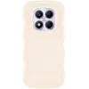 Phonesta Wavy Silicone Back Cover hoesje voor Xiaomi Redmi Note 14 Pro 4G - Beige