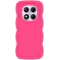 Phonesta Wavy Silicone Back Cover hoesje voor Xiaomi Redmi Note 14 Pro 4G - Hot Pink