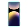 Phonesta Wavy Silicone Back Cover hoesje voor Xiaomi Redmi Note 14 Pro 4G - Mintgroen 2