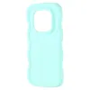 Phonesta Wavy Silicone Back Cover hoesje voor Xiaomi Redmi Note 14 Pro 4G - Mintgroen 4