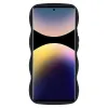 Phonesta Wavy Silicone Back Cover hoesje voor Xiaomi Redmi Note 14 Pro 4G - Zwart 2