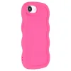 Phonesta Wavy Silicone Back Cover hoesje voor Apple iPhone 17e/16e - Hot Pink 2