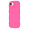 Phonesta Wavy Silicone Back Cover hoesje voor Apple iPhone 17e/16e - Hot Pink 4
