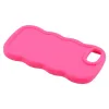 Phonesta Wavy Silicone Back Cover hoesje voor Apple iPhone 17e/16e - Hot Pink 5