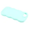 Phonesta Wavy Silicone Back Cover hoesje voor Apple iPhone 17e/16e - Mintgroen 5